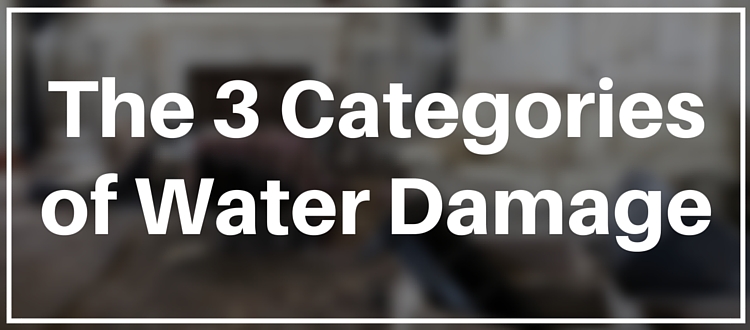categories of water damage